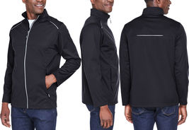 Mens TALL 3 Layer 100% Polyester Interlock Bonded Soft Shell Jacket LT-3... - £34.08 GBP+