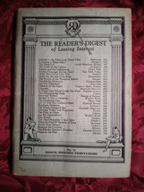 Readers Digest March 1928 Hendrik W Van Loon Archibald Rutledge Dorothy Canfield - £28.89 GBP
