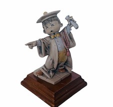 Roman Fontanini Depose Italy Graduation sculpture figurine diploma boy g... - $39.55