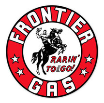 Frontier Gas Vintage Logo Embroidered Collectible Polo Shirt XS-6XL, LT-4XLT New - £20.05 GBP+