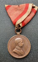 Austrian Military Bravery Medal Bronze Grade - Der Tapferkeit , - £33.63 GBP