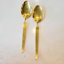 Vintage Stanley Roberts TEASPOONS Flatware Set of 2 Sienna - £11.75 GBP