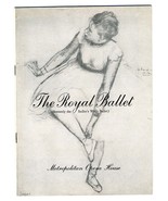 The Royal Ballet Program 1957 Metropolitan Opera House New York Margot F... - £35.35 GBP