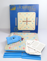 Vintage 1982 Scrabble Crossword Board Game Deluxe Edition Rotating Turntable - $28.45