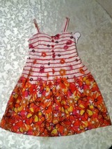 Size 7 Speechless dress sundress floral orange multicolor girls new - $16.99
