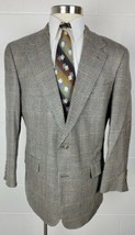 Brooks Brothers Houndstooth Check Windowpane Sport Coat Jacket 42R - £38.76 GBP