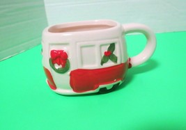 Royal Norfolk Christmas Camper Trailer Holiday Ceramic Mug Cup 8 Oz - £11.00 GBP