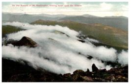 On the Summit of Mt Washington New Hampshire Postcard Posted 1909 - £5.40 GBP