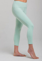Tanya-b Femmes Jade Trois-Quarts Leggings Yoga Pantalon Taille:L - Srp - $18.79