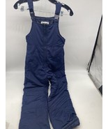 Osh Kosh Snow Pants Bibs Size 8 Navy Blue Ski Snowboard Winter Warm Wint... - $12.00