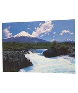 Postcard Petrohué Waterfalls Chile Chrome Unposted - $4.92