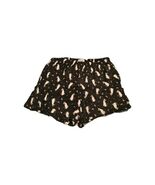 Spooky Halloween Cat Plush Sleep Shorts Size 3XL Sleepwear Black White  - $275.56 MXN