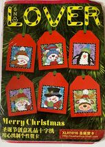 Snow Lover Counted Cross Stitch Tag Ornament Kit, Set of 6 - $19.79