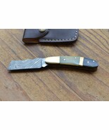 damascus custom made tanto folding knife  From The Eagle Collection 8573PR - $53.77 CAD