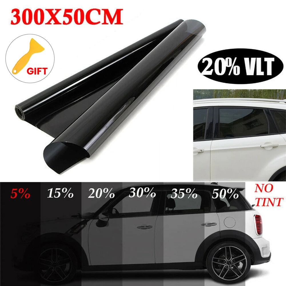 1PC Car Gl Insulation film Non-reflective Uncut Roll Window Tint Film 20% VLT 10 - $87.41