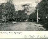 Vtg Postcard 1907 Market St. North From McKinley&#39;s Home - Canton OH Stre... - $5.31