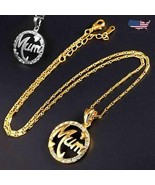 Best Gifts for Mom Mum Mother Necklace Pendant Sterling Gold Women Love ... - £10.08 GBP