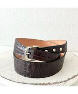 NEW Rod Patrick Boots Mens Western Belt 1.5 in Taper 40 in Brown Caiman ... - $292.05