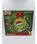 The Grinch Dr. Seuss Brickcraft Brick Building Set Grinch Wreath - $19.79