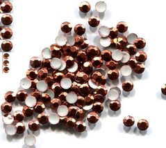 RHINESTUDS Faceted Metal 4mm AUTUMN Hot Fix Iron on   2 Gross  288 Pieces - $7.94 CAD