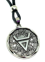 Volos Necklace Pendant Veles Volos God Slavic Rodnovery  Loki Amulet Bead Corded - £10.42 GBP
