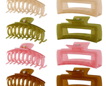 Jelly Hair Clips for Women 4.3 Inch Large 8 Pack Hair Claw Clips for Wom... - $19.93