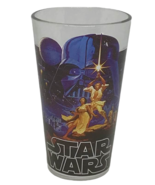 Darth Vader Star Wars Drinking Glass Poster New Hope Episode IV Zak Design - $40.66 CAD