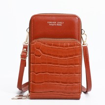Hot Sell Women Handbag Mobile Phone Bags With  Opening Crossbody Bags Mini PU Le - £49.84 GBP