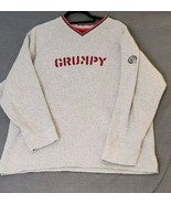 Vintage Disney Store Sz L Fleece Pullover Shirt Sweatshirt GRUMPY Snow W... - $34.19 CAD