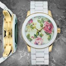 NEW Picard &amp; Cie 9369 Womens Floral Collection White Flower Fashion Cute Watch - £14.96 GBP