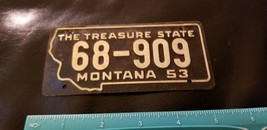 Vintage 1950’s Montana BICYCLE LICENSE PLATE - £44.75 GBP