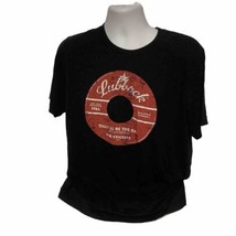Buddy Holly Center Music Men&#39;s T Shirt XL Lubbock Texas 45RPM Record T - £10.42 GBP