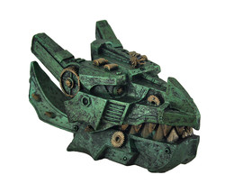 Scratch &amp; Dent Mechanical Steampunk Dragon Head Decorative Trinket Box - £15.49 GBP
