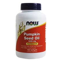 NOW Foods Pumpkin Oil 1000 mg., 100 Softgels - $12.55
