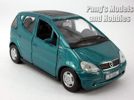 4.5 Inch 1997 Mercedes A-Class Diecast Metal Car Model by Welly - GREEN - $12.86