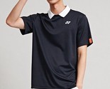 YONEX 24S/S Men&#39;s Tennis Polo T-Shirts Sportswear Casual Tee Black NWT 2... - $92.61