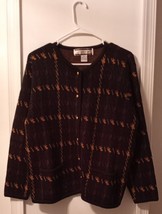 Pre Owned Black &amp; Tan Crystal Kobe Sweater (M) - $19.80