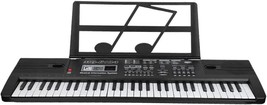 61 Full Size Touch Key Piano Keyboard For Beginner Student With Power Supply, - £55.29 GBP