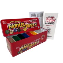 Farkel Party Game in Red Tin Box By Legendary Games Vintage 2007 Excellent - $19.77