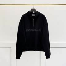 Essentials Half-zipper Stand Collar Sweatshirt High Quality Hoodie New Fashion H - £96.77 GBP