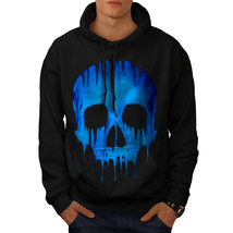 Wellcoda Melting Skeleton Skull Mens Hoodie, Mad Casual Hooded Sweatshirt - £25.76 GBP+