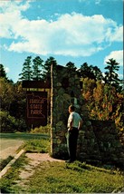 Entrance to Itasca State Park Near Park Rapids Minnesota Postcard PC186 - £3.73 GBP