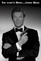 The Name&#39;s Bond - James Bond ~ Roger Moore ~ 24x36 Poster ~ 007 ~NEW/ROLLED! - £6.73 GBP