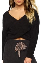Felina Womens Denali Crossover Sweater, Medium, Black - $54.95