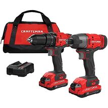 CRAFTSMAN V20* Cordless Drill Combo Kit, 2 Tool (CMCK200C2) - $232.80 CAD