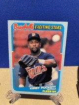 Kirby Puckett # 34 1989 Fleer Baseball Card - £7.86 GBP