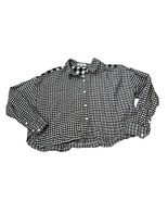 Madewell NI163 Long-Sleeve Crop Shirt in Plaid Size Medium - $27.72