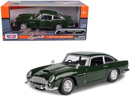 Aston Martin DB5 RHD (Right Hand Drive) Dark Green &quot;Timeless Legends&quot; Series 1/ - £31.39 GBP