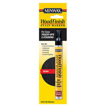 Minwax Wood Finish Stain Marker Pen, Easy Touch-Ups &amp; Stainings, Ebony - £11.14 GBP