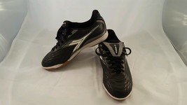 Diadora Boys Size USA 4 Black Soccer Shoes - $20.29